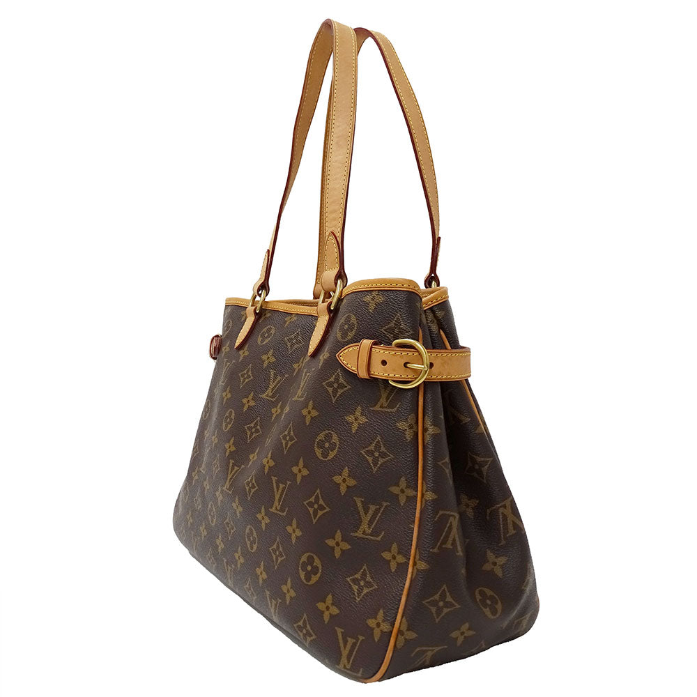 LOUIS VUITTON ルイ・ヴィトン バティニョール・オリゾンタル トートバッグ モノグラム ブラウン M51154 モノグラムキャンバス レディース 【中古】