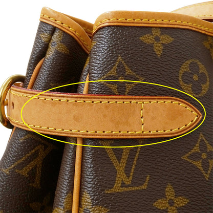 LOUIS VUITTON ルイ・ヴィトン バティニョール・オリゾンタル トートバッグ モノグラム ブラウン M51154 モノグラムキャンバス レディース 【中古】