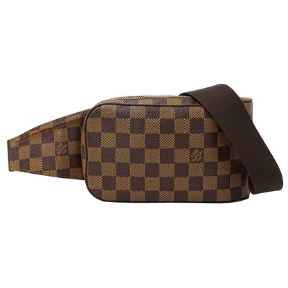 LOUIS VUITTON ルイ・ヴィトン ジェロニモス ボディ・ウエストバッグ ダミエ ダミエエベヌ N51994 ダミエキャンバス メンズ 【中古】
