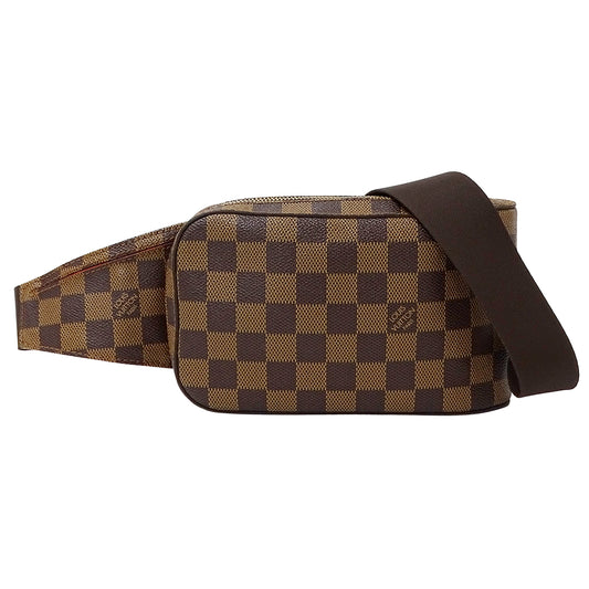 LOUIS VUITTON ルイ・ヴィトン ジェロニモス ボディ・ウエストバッグ ダミエ ダミエエベヌ N51994 ダミエキャンバス メンズ 【中古】