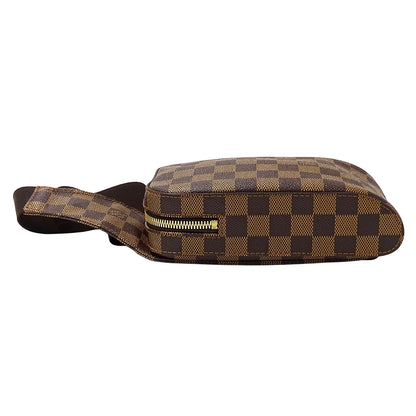 LOUIS VUITTON ルイ・ヴィトン ジェロニモス ボディ・ウエストバッグ ダミエ ダミエエベヌ N51994 ダミエキャンバス メンズ 【中古】