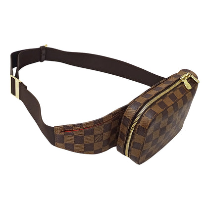 LOUIS VUITTON ルイ・ヴィトン ジェロニモス ボディ・ウエストバッグ ダミエ ダミエエベヌ N51994 ダミエキャンバス メンズ 【中古】