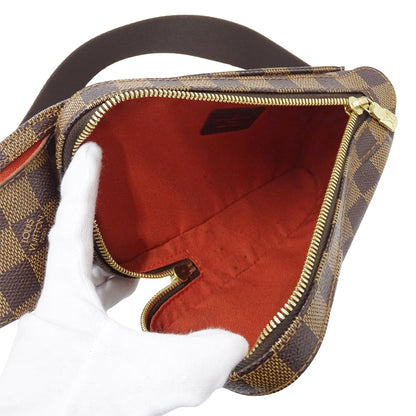 LOUIS VUITTON ルイ・ヴィトン ジェロニモス ボディ・ウエストバッグ ダミエ ダミエエベヌ N51994 ダミエキャンバス メンズ 【中古】