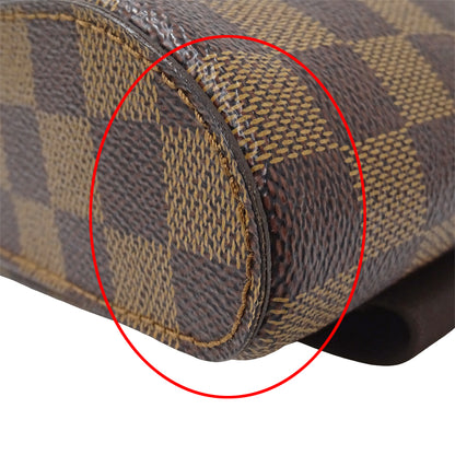 LOUIS VUITTON ルイ・ヴィトン ジェロニモス ボディ・ウエストバッグ ダミエ ダミエエベヌ N51994 ダミエキャンバス メンズ 【中古】