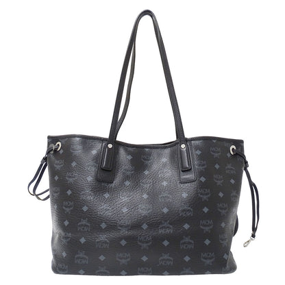 エム・シー・エム MCM トートバッグ ヴィセトス ブラック マルチカラー コーティングキャンバス レディース メンズ 【中古】