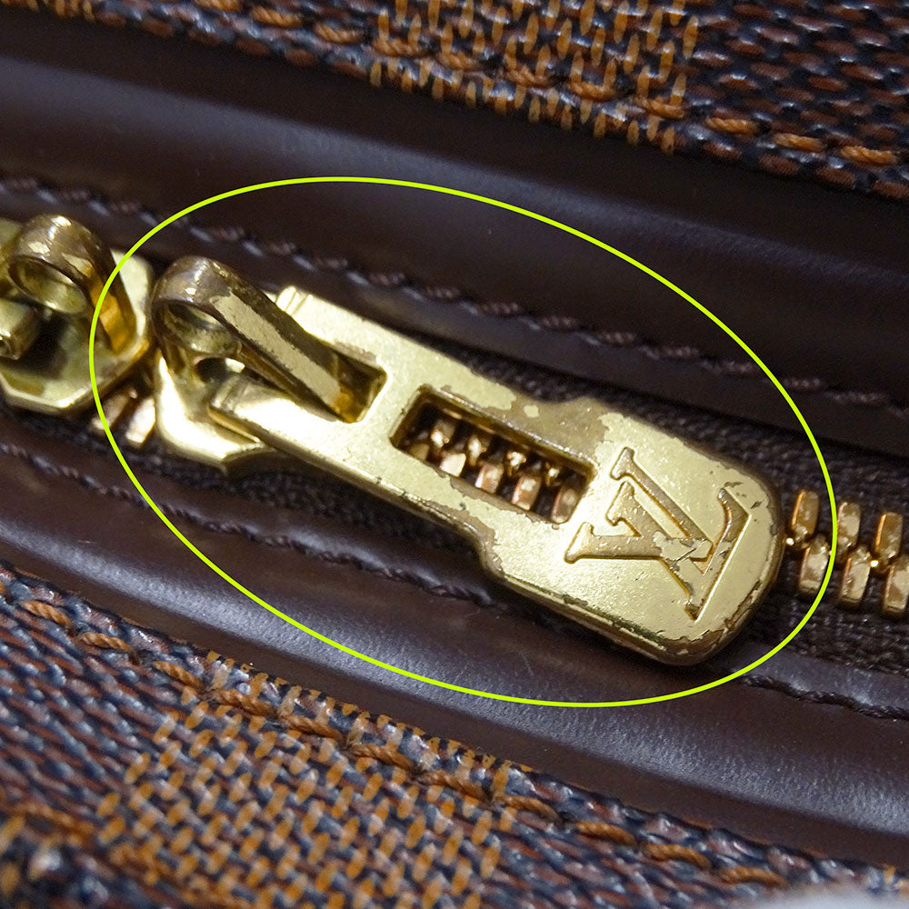 LOUIS VUITTON ルイ・ヴィトン チェルシー トートバッグ ダミエ ブラウン N51119 ダミエキャンバス レディース 【中古】