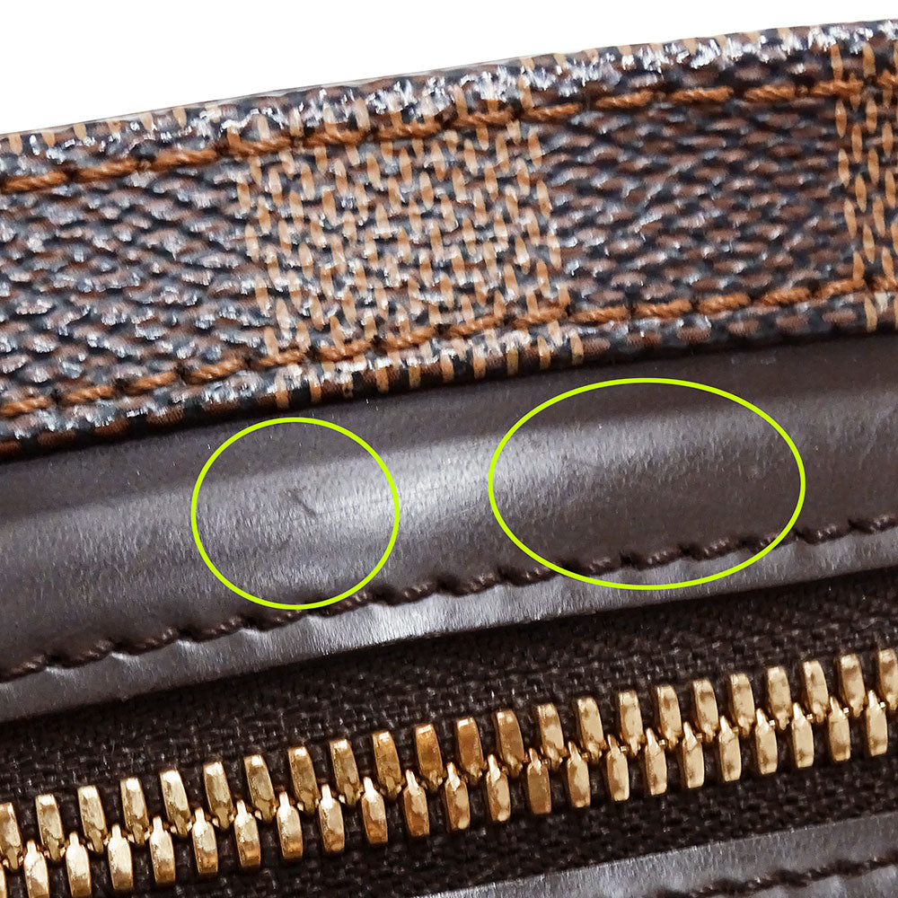 LOUIS VUITTON ルイ・ヴィトン チェルシー トートバッグ ダミエ ブラウン N51119 ダミエキャンバス レディース 【中古】