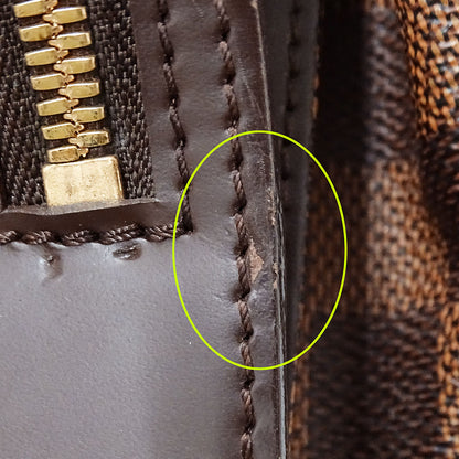LOUIS VUITTON ルイ・ヴィトン チェルシー トートバッグ ダミエ ブラウン N51119 ダミエキャンバス レディース 【中古】