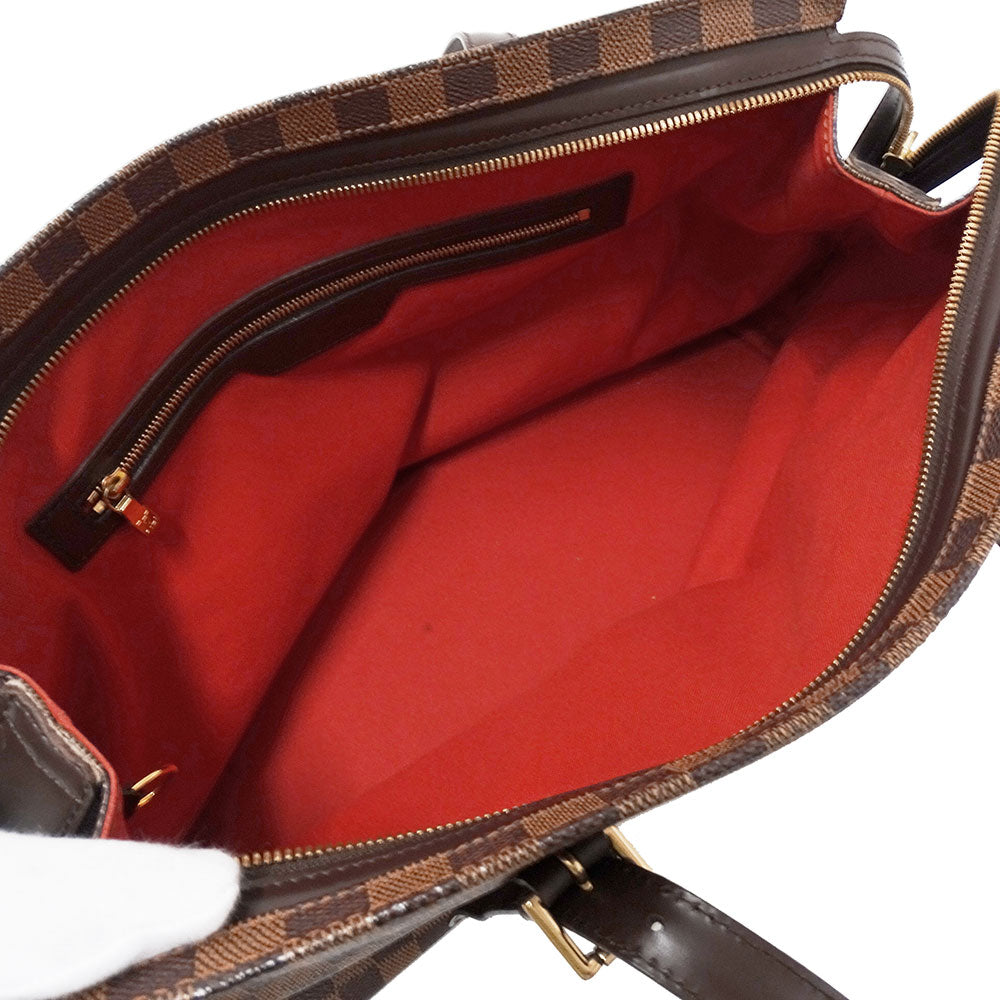LOUIS VUITTON ルイ・ヴィトン チェルシー トートバッグ ダミエ ブラウン N51119 ダミエキャンバス レディース 【中古】