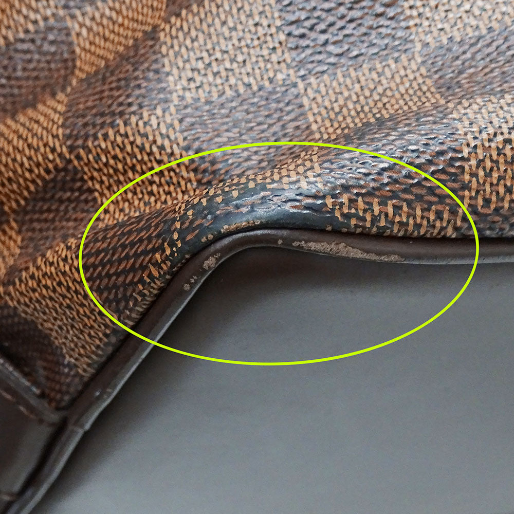 LOUIS VUITTON ルイ・ヴィトン チェルシー トートバッグ ダミエ ブラウン N51119 ダミエキャンバス レディース 【中古】