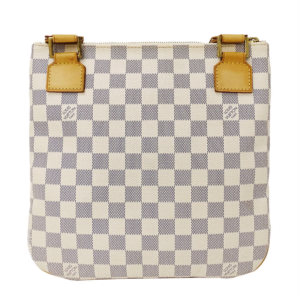 LOUIS VUITTON ルイ・ヴィトン ポシェットボスフォール ショルダーバッグ アイボリー N51112 ダミエアズールキャンバス レディース 【中古】