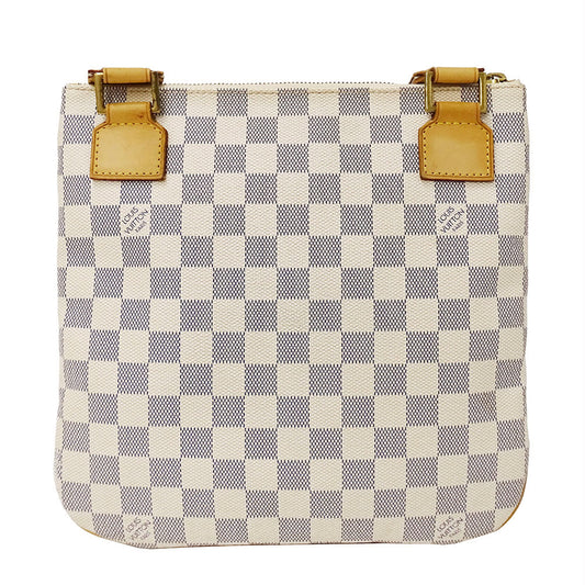 LOUIS VUITTON ルイ・ヴィトン ポシェットボスフォール ショルダーバッグ アイボリー N51112 ダミエアズールキャンバス レディース 【中古】