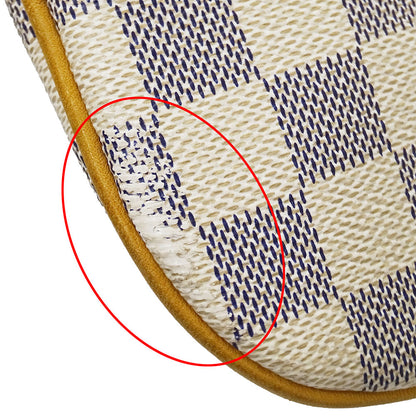 LOUIS VUITTON ルイ・ヴィトン ポシェットボスフォール ショルダーバッグ アイボリー N51112 ダミエアズールキャンバス レディース 【中古】