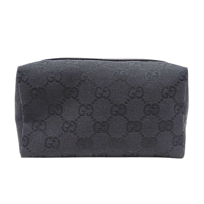 GUCCI グッチ ポーチ GGキャンバス ブラック 29595 GGキャンバス レディース 【中古】