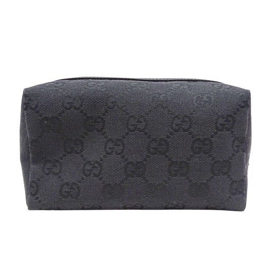GUCCI グッチ ポーチ GGキャンバス ブラック 29595 GGキャンバス レディース 【中古】