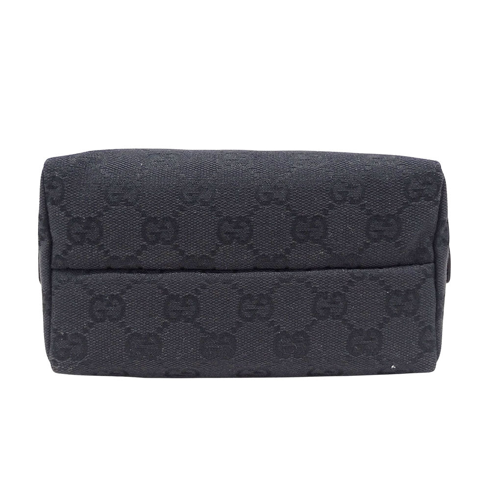 GUCCI グッチ ポーチ GGキャンバス ブラック 29595 GGキャンバス レディース 【中古】