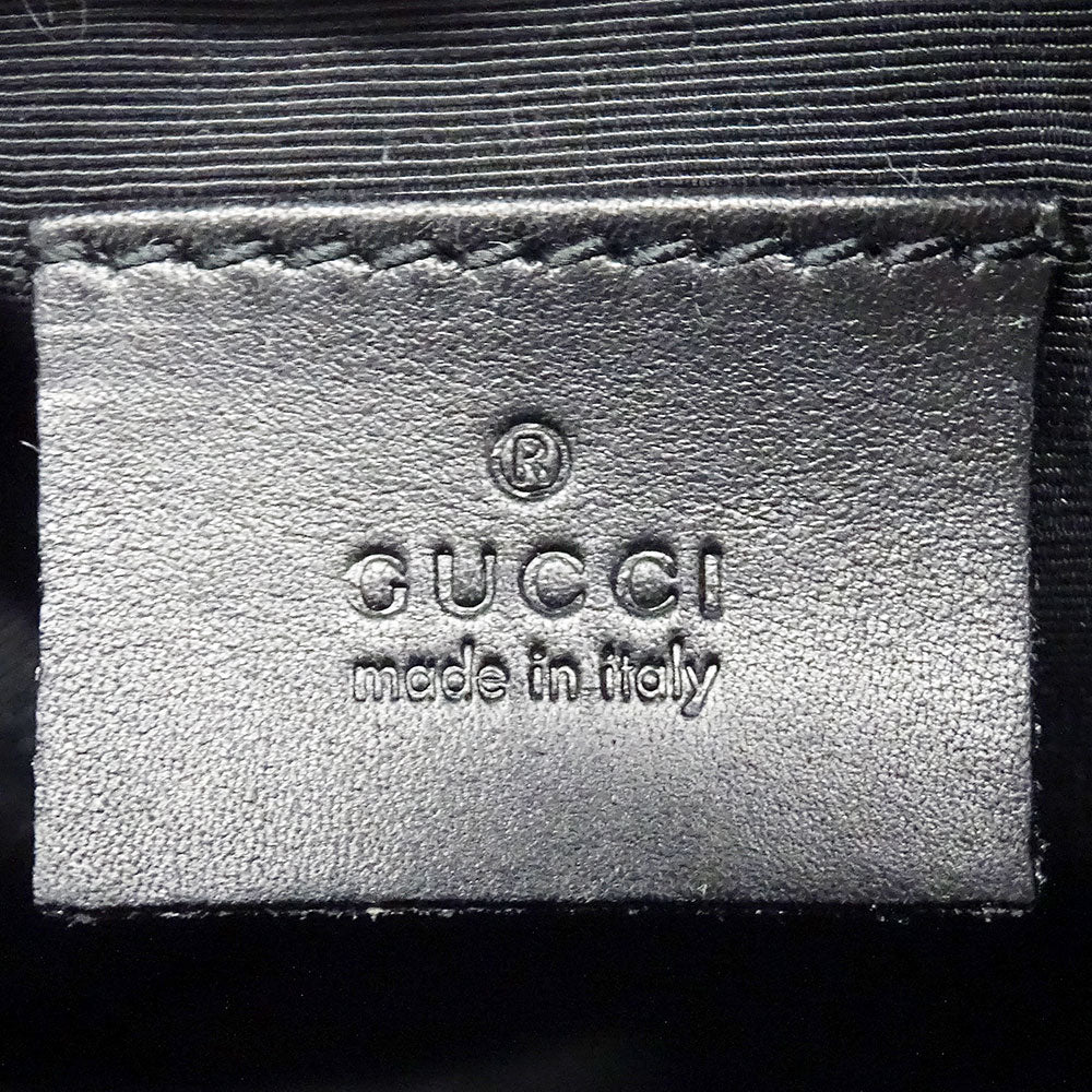 GUCCI グッチ ポーチ GGキャンバス ブラック 29595 GGキャンバス レディース 【中古】