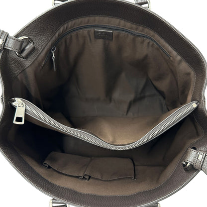GUCCI グッチ 2wayバッグ トートバッグ GGキャンバス ブラウン ベージュ レディース メンズ 【中古】