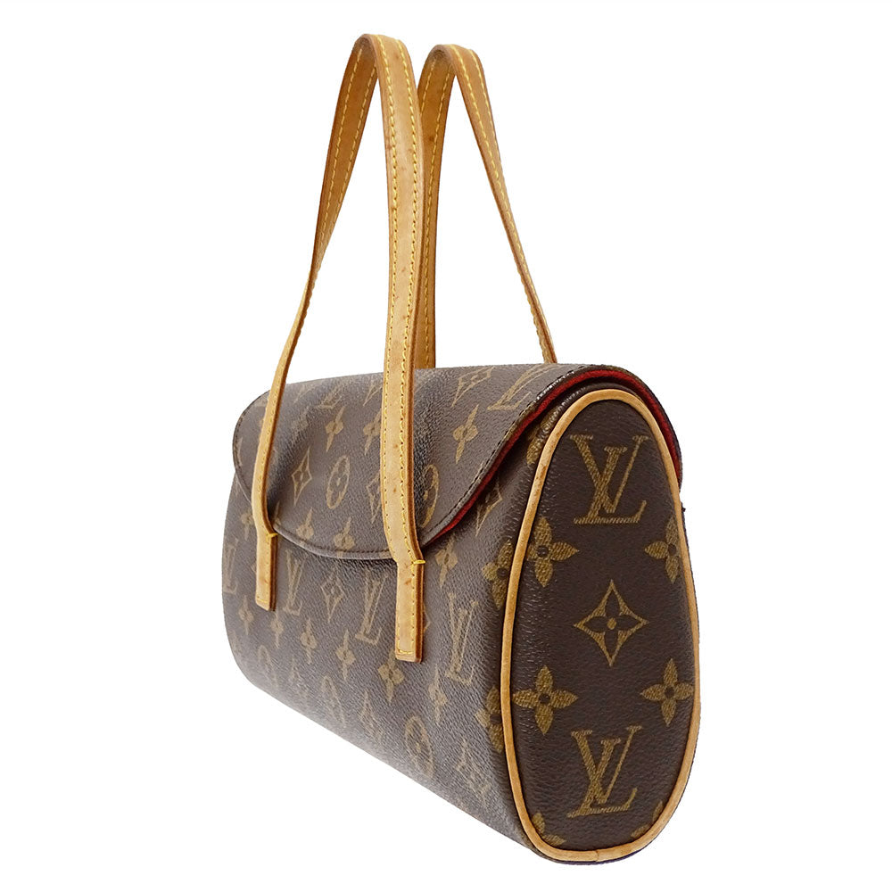 LOUIS VUITTON ルイ・ヴィトン ソナチネ ハンドバッグ モノグラム ブラウン M51902 モノグラムキャンバス レディース 【中古】
