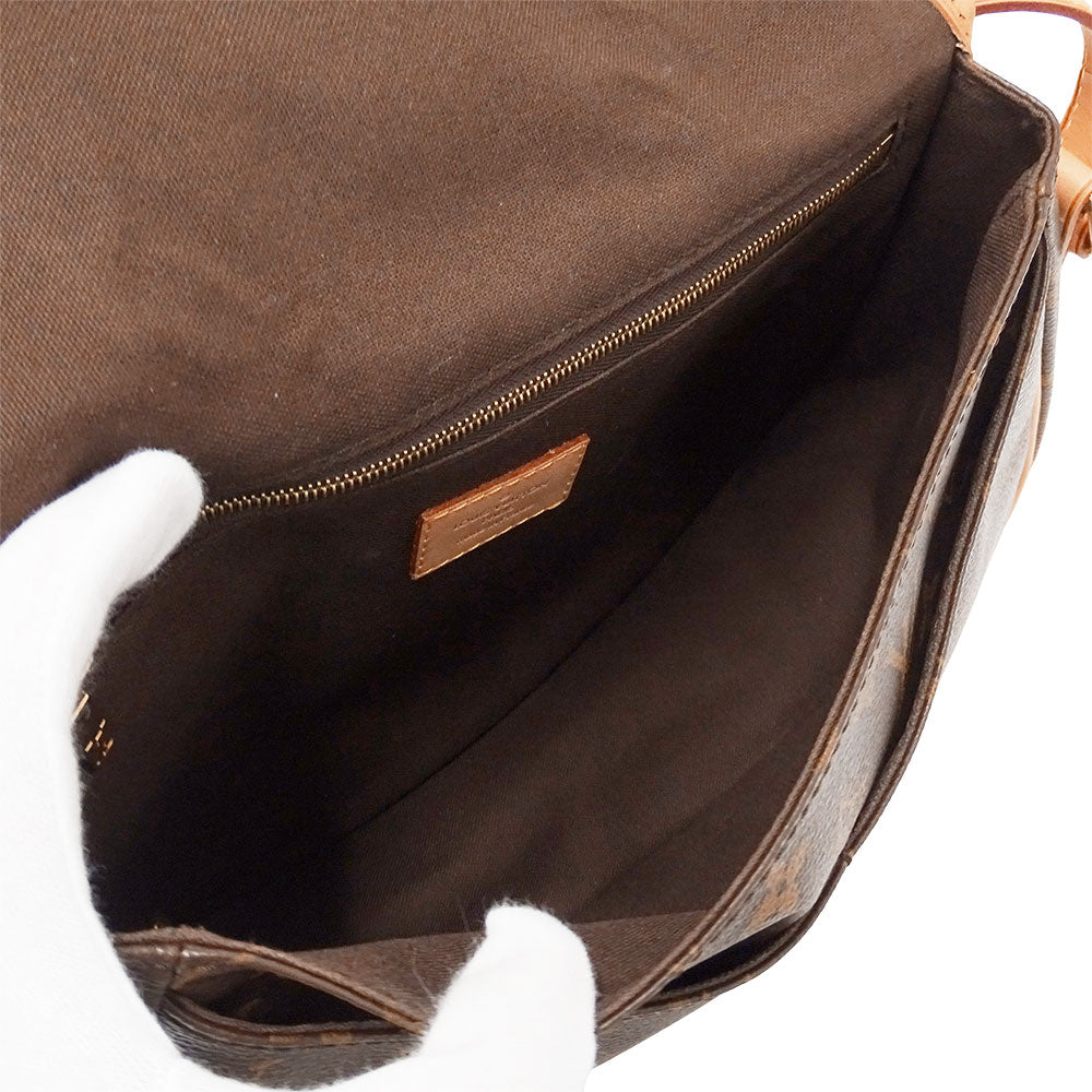 LOUIS VUITTON ルイ・ヴィトン メニルモンタンPM ショルダーバッグ モノグラム ブラウン M40474 モノグラムキャンバス レディース 【中古】