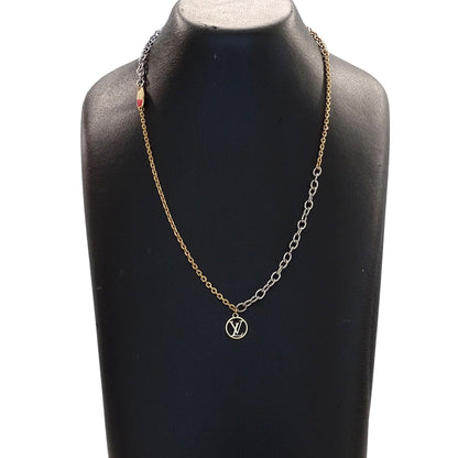 LOUIS VUITTON ルイ・ヴィトン ネックレス・ロゴマニア ネックレス ゴールド ユニセックス 【中古】