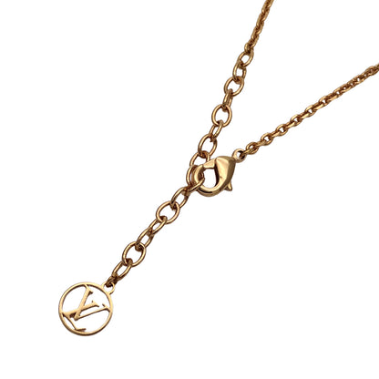 LOUIS VUITTON ルイ・ヴィトン ネックレス・ロゴマニア ネックレス ゴールド ユニセックス 【中古】