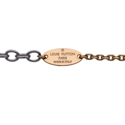 LOUIS VUITTON ルイ・ヴィトン ネックレス・ロゴマニア ネックレス ゴールド ユニセックス 【中古】