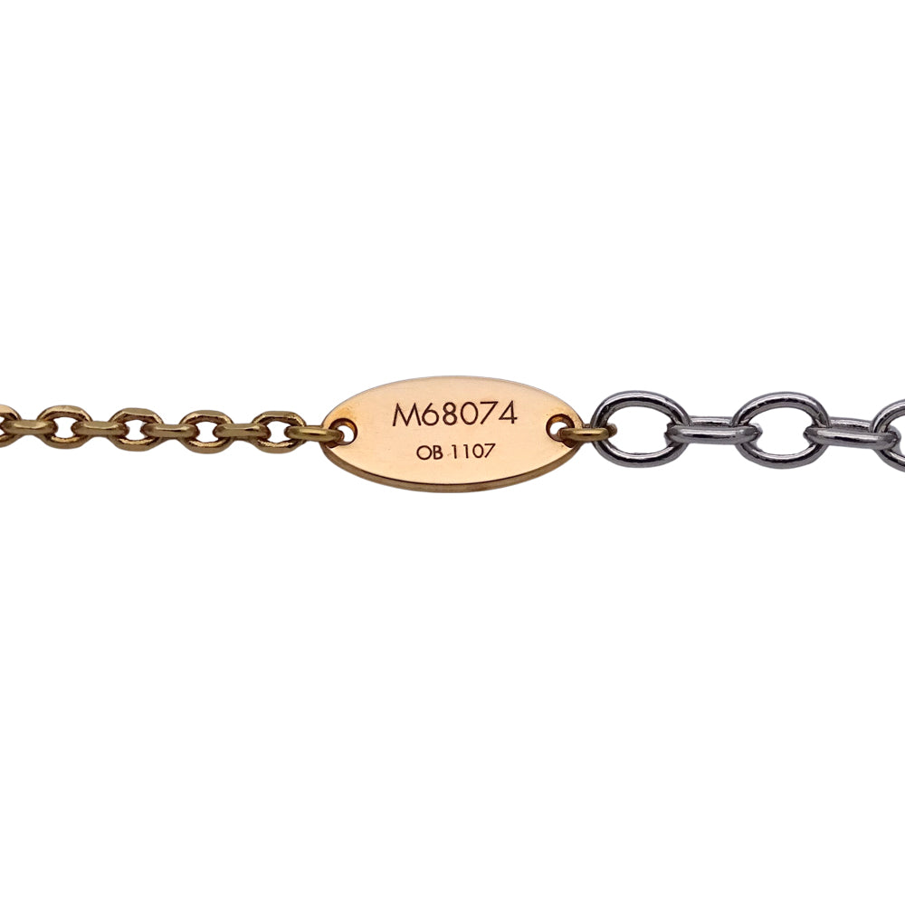 LOUIS VUITTON ルイ・ヴィトン ネックレス・ロゴマニア ネックレス ゴールド ユニセックス 【中古】
