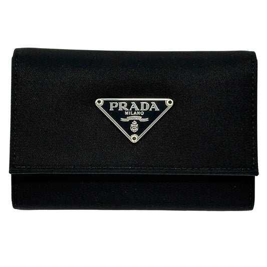 PRADA プラダ キーケース 6連 ブラック ナイロン レディース メンズ 【中古】