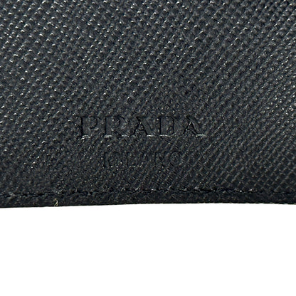 PRADA プラダ キーケース 6連 ブラック ナイロン レディース メンズ 【中古】