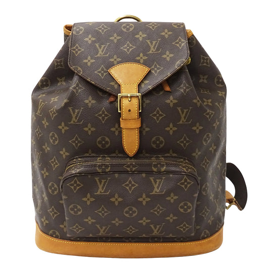 LOUIS VUITTON ルイ・ヴィトン モンスリ GM リュック モノグラム モノグラム M51135 モノグラムキャンバス レディース メンズ 【中古】