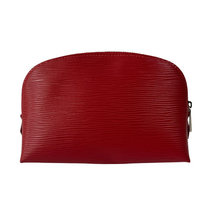 LOUIS VUITTON ルイ・ヴィトン ポシェット・コスメティック 化粧ポーチ エピ カスティリアンレッド M41114 エピレザー レディース 【中古】