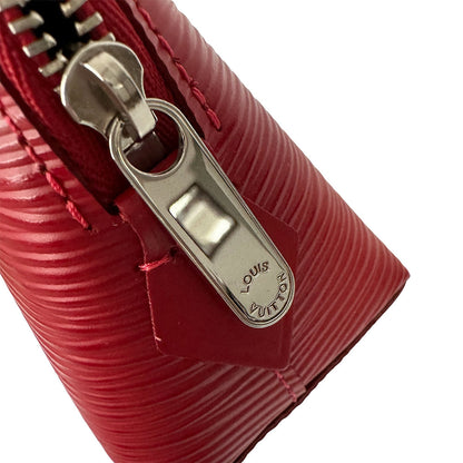 LOUIS VUITTON ルイ・ヴィトン ポシェット・コスメティック 化粧ポーチ エピ カスティリアンレッド M41114 エピレザー レディース 【中古】