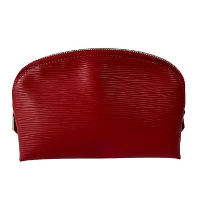 LOUIS VUITTON ルイ・ヴィトン ポシェット・コスメティック 化粧ポーチ エピ カスティリアンレッド M41114 エピレザー レディース 【中古】