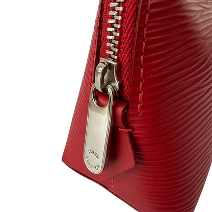 LOUIS VUITTON ルイ・ヴィトン ポシェット・コスメティック 化粧ポーチ エピ カスティリアンレッド M41114 エピレザー レディース 【中古】