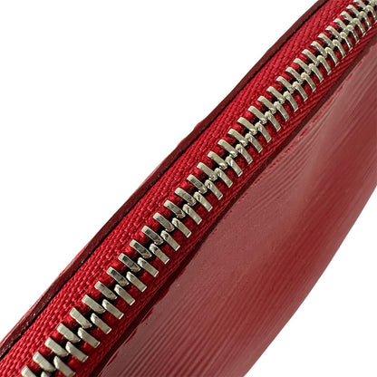 LOUIS VUITTON ルイ・ヴィトン ポシェット・コスメティック 化粧ポーチ エピ カスティリアンレッド M41114 エピレザー レディース 【中古】