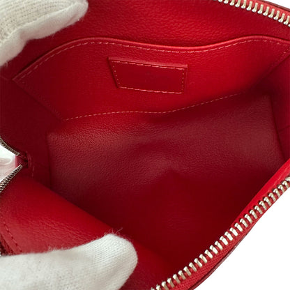 LOUIS VUITTON ルイ・ヴィトン ポシェット・コスメティック 化粧ポーチ エピ カスティリアンレッド M41114 エピレザー レディース 【中古】
