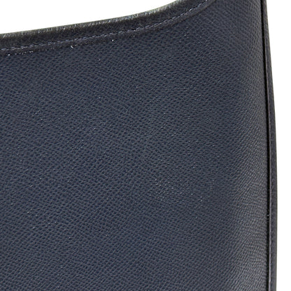HERMES エルメス エブリン 1 ショルダーバッグ ブルーネイビー ゴールド金具 ヴォーエプソン レディース 【中古】