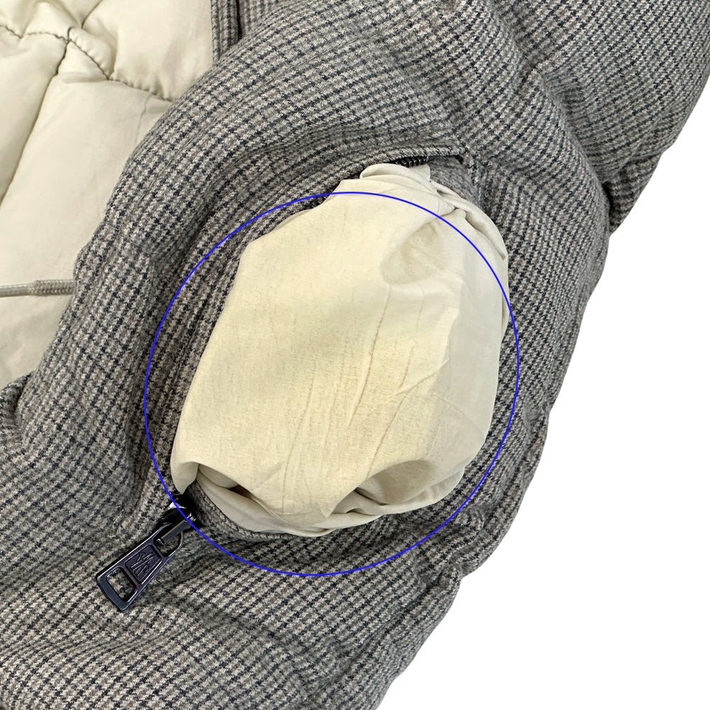 MONCLER モンクレール ダウンジャケット グレー メンズ 【中古】