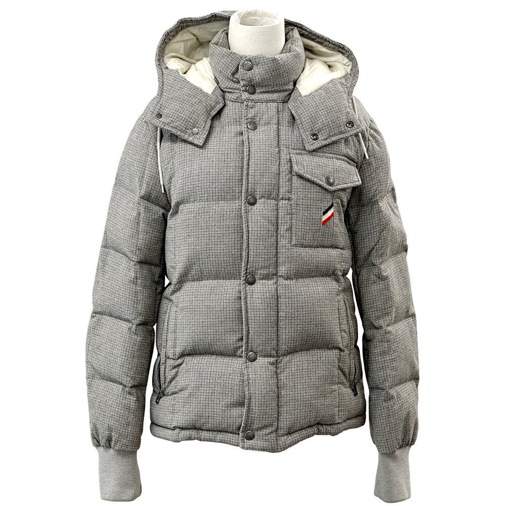 MONCLER モンクレール ダウンジャケット グレー メンズ 【中古】