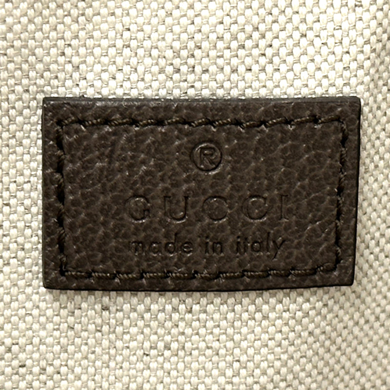 GUCCI グッチ トートバッグ ハンドバッグ GGスプリーム プチマーモント ブラウン レディース 【中古】