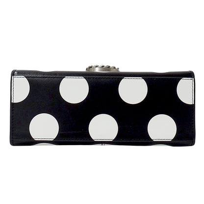 MARC JACOBS マークジェイコブス 2wayバッグ ブラック ホワイト レザー レディース 【中古】