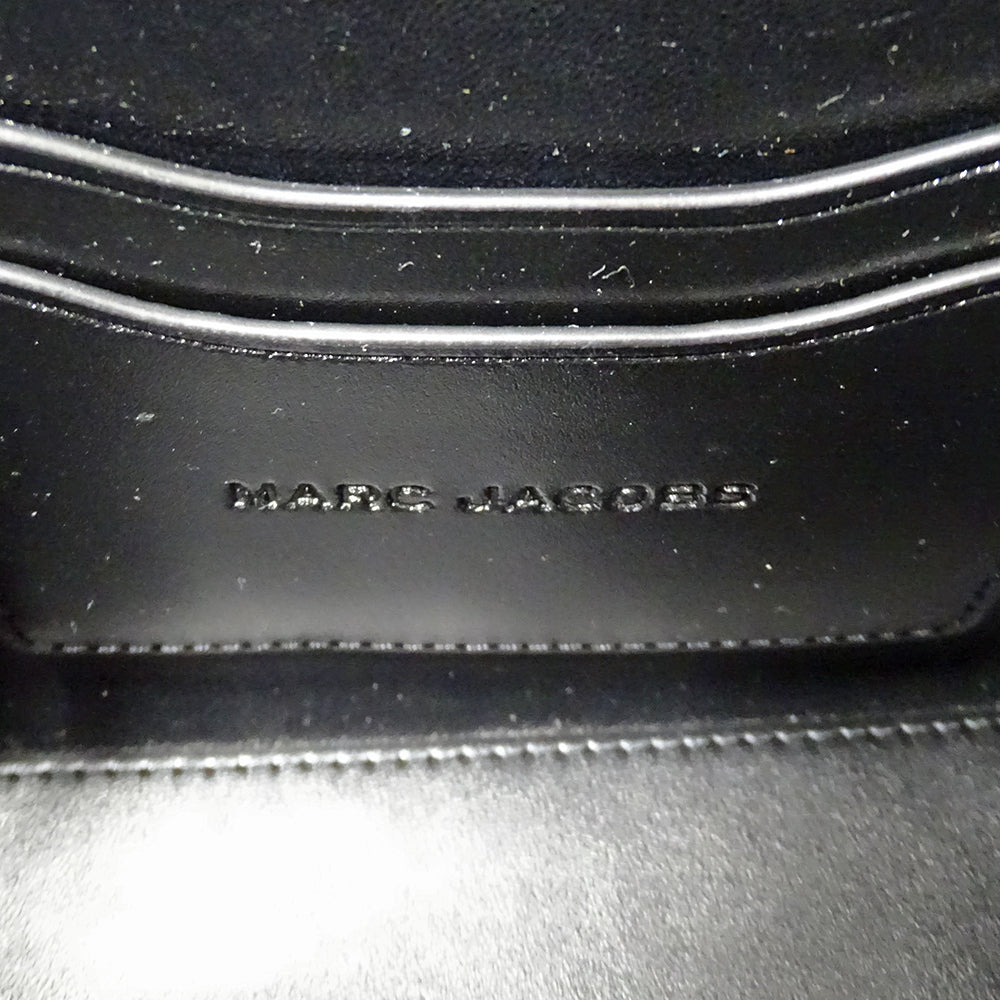 MARC JACOBS マークジェイコブス 2wayバッグ ブラック ホワイト レザー レディース 【中古】