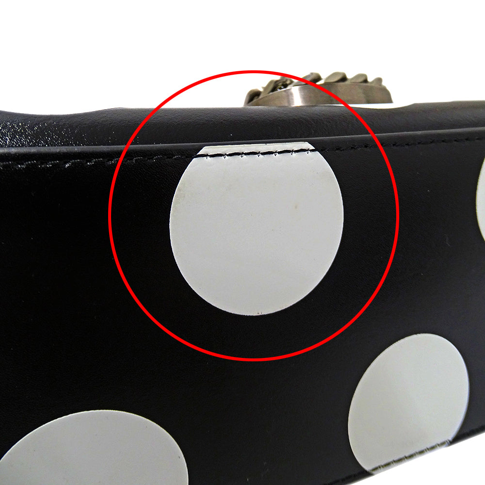 MARC JACOBS マークジェイコブス 2wayバッグ ブラック ホワイト レザー レディース 【中古】