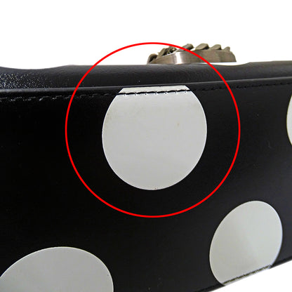 MARC JACOBS マークジェイコブス 2wayバッグ ブラック ホワイト レザー レディース 【中古】
