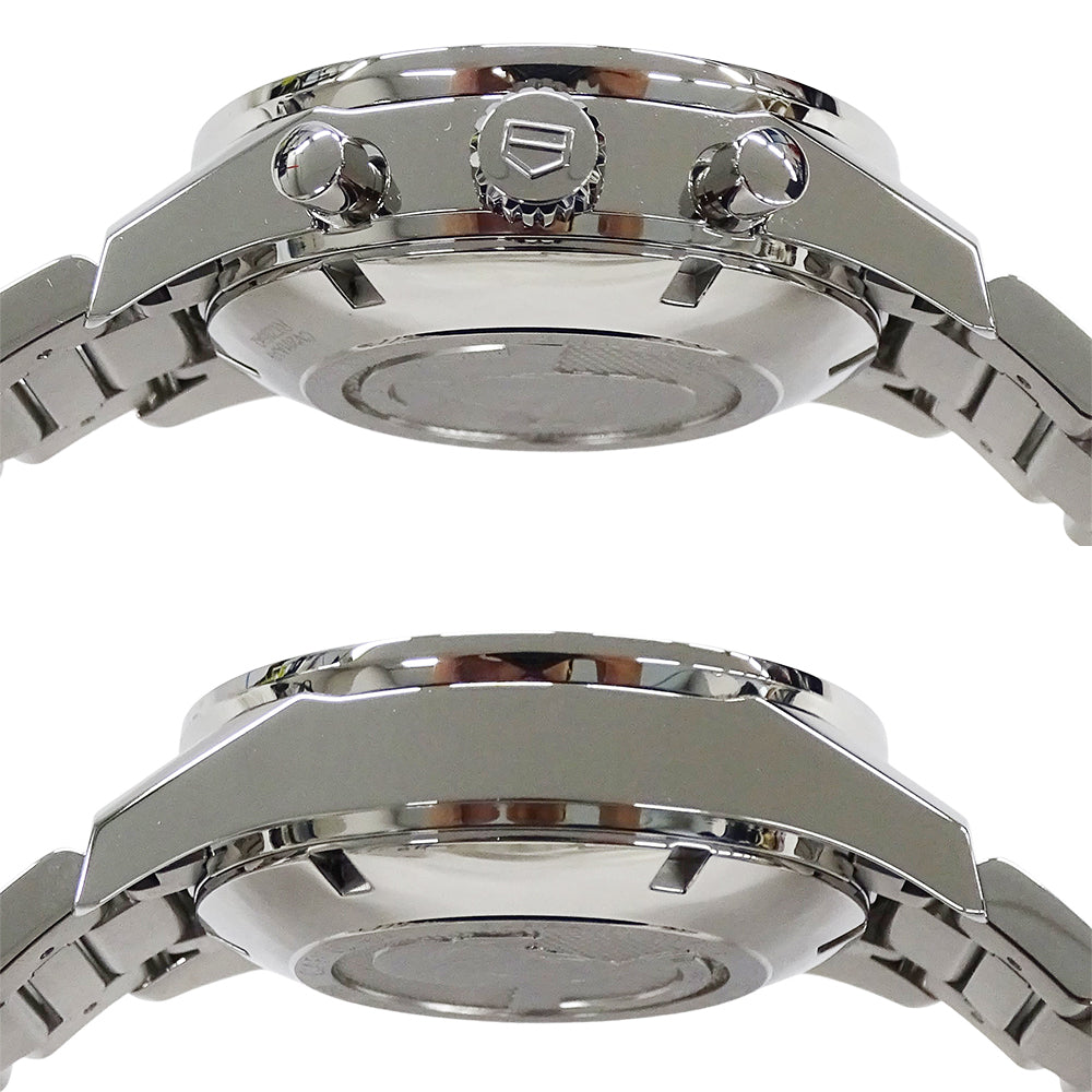 TAG Heuer タグホイヤー カレラ CV201AJ-9 BA0715 メンズ 腕時計 キャリバー16 クロノグラフ 自動巻き AT ステンレス SS シルバー ブラック 磨き済み 【中古】