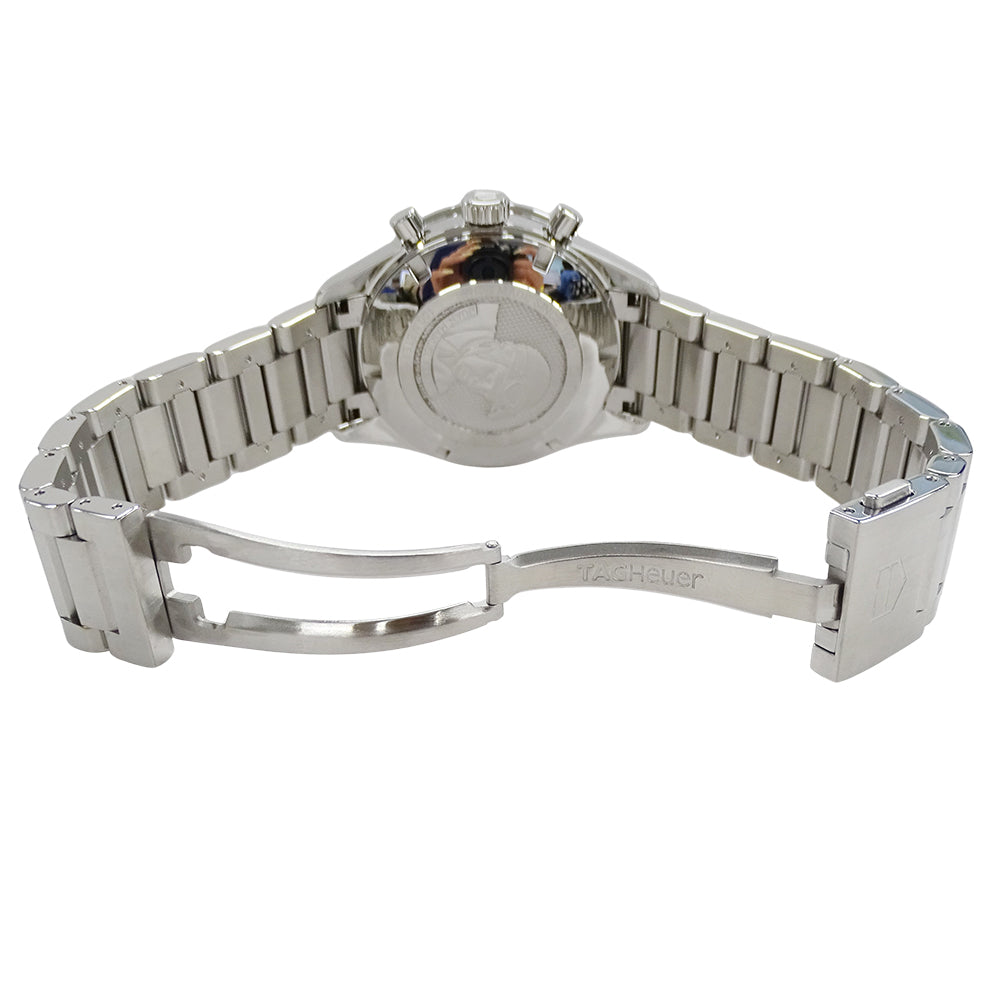 TAG Heuer タグホイヤー カレラ CV201AJ-9 BA0715 メンズ 腕時計 キャリバー16 クロノグラフ 自動巻き AT ステンレス SS シルバー ブラック 磨き済み 【中古】
