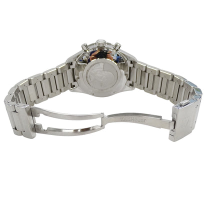 TAG Heuer タグホイヤー カレラ CV201AJ-9 BA0715 メンズ 腕時計 キャリバー16 クロノグラフ 自動巻き AT ステンレス SS シルバー ブラック 磨き済み 【中古】