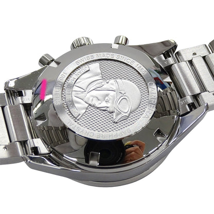 TAG Heuer タグホイヤー カレラ CV201AJ-9 BA0715 メンズ 腕時計 キャリバー16 クロノグラフ 自動巻き AT ステンレス SS シルバー ブラック 磨き済み 【中古】