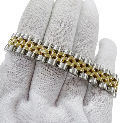 ROLEX ロレックス デイトジャスト 179163G F番 レディース 腕時計 自動巻き AT ステンレス SS ゴールド YG ダイヤモンド 磨き済み 【中古】